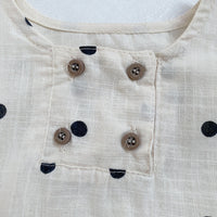 Load image into Gallery viewer, Baby Kid Unisex Polka dots Print Rompers Wholesale 22051754
