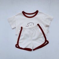 Load image into Gallery viewer, 2 Pieces Set Baby Kid Unisex Cartoon Print T-Shirts And Shorts Wholesale 22051759
