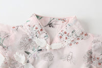 Load image into Gallery viewer, Baby Girls Flower Animals Print Rompers Wholesale 22051780
