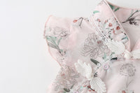 Load image into Gallery viewer, Baby Girls Flower Animals Print Rompers Wholesale 22051780
