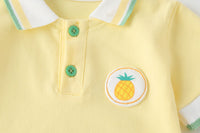 Load image into Gallery viewer, Baby Unisex Striped Fruit Rompers Wholesale 22051781
