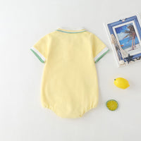 Load image into Gallery viewer, Baby Unisex Striped Fruit Rompers Wholesale 22051781
