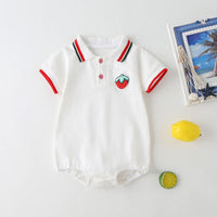 Load image into Gallery viewer, Baby Unisex Striped Fruit Rompers Wholesale 22051781

