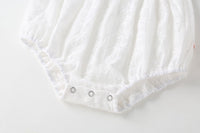 Load image into Gallery viewer, Baby Girls Solid Color Lace Rompers Wholesale 22051782
