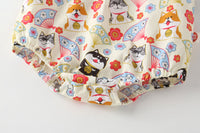 Load image into Gallery viewer, Baby Girls Flower Animals Cartoon Print Rompers Wholesale 22051783
