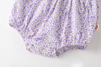 Load image into Gallery viewer, Baby Girls Flower Bow Print Rompers Hats Wholesale 22051787
