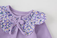 Load image into Gallery viewer, Baby Girls Flower Print Jumpsuits Hats Wholesale 22051794

