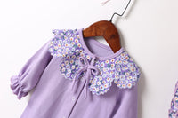 Load image into Gallery viewer, Baby Girls Flower Print Jumpsuits Hats Wholesale 22051794
