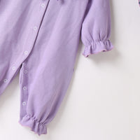 Load image into Gallery viewer, Baby Girls Flower Print Jumpsuits Hats Wholesale 22051794
