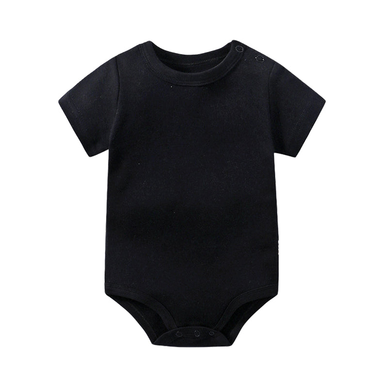 Baby Unisex Solid Color Rompers Wholesale 22051805