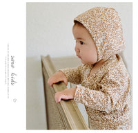 Load image into Gallery viewer, 2 Pieces Set Baby Unisex Flower Fruit Plant Print Rompers And Pants Wholesale 220518116
