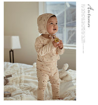 Load image into Gallery viewer, 2 Pieces Set Baby Unisex Flower Fruit Plant Print Rompers And Pants Wholesale 220518116
