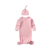 Load image into Gallery viewer, 2 Pieces Set Baby Unisex Solid Color Sleeping Bags And Hats Wholesale 220518122
