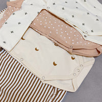 Load image into Gallery viewer, Baby Unisex Solid Color Striped Print Rompers Wholesale 220518126
