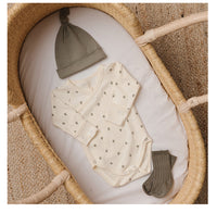 Load image into Gallery viewer, Baby Unisex Solid Color Striped Print Rompers Wholesale 220518126
