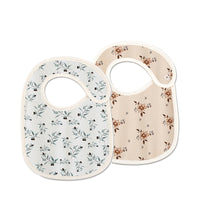 Load image into Gallery viewer, Baby Unisex Flower Butterfly Plant Print Baby Bibs Wholesale 220518129
