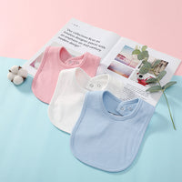 Load image into Gallery viewer, Unisex Solid Color Cartoon Embroidered Baby Bibs Wholesale 22051815
