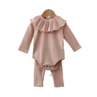 Load image into Gallery viewer, 2 Pieces Set Baby Unisex Polka dots Rompers And Pants Wholesale 220518157
