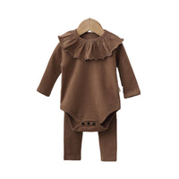 Load image into Gallery viewer, 2 Pieces Set Baby Unisex Polka dots Rompers And Pants Wholesale 220518157
