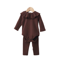 Load image into Gallery viewer, 2 Pieces Set Baby Unisex Polka dots Rompers And Pants Wholesale 220518157
