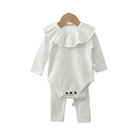 Load image into Gallery viewer, 2 Pieces Set Baby Unisex Polka dots Rompers And Pants Wholesale 220518157
