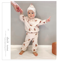 Load image into Gallery viewer, 2 Pieces Set Baby Kid Unisex Animals Print Tops And Pants Wholesale 220518178
