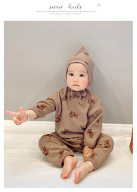 Load image into Gallery viewer, 2 Pieces Set Baby Kid Unisex Animals Print Tops And Pants Wholesale 220518178
