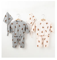 Load image into Gallery viewer, 2 Pieces Set Baby Kid Unisex Animals Print Tops And Pants Wholesale 220518178
