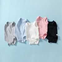 Load image into Gallery viewer, Baby Unisex Solid Color Rompers Wholesale 220518199
