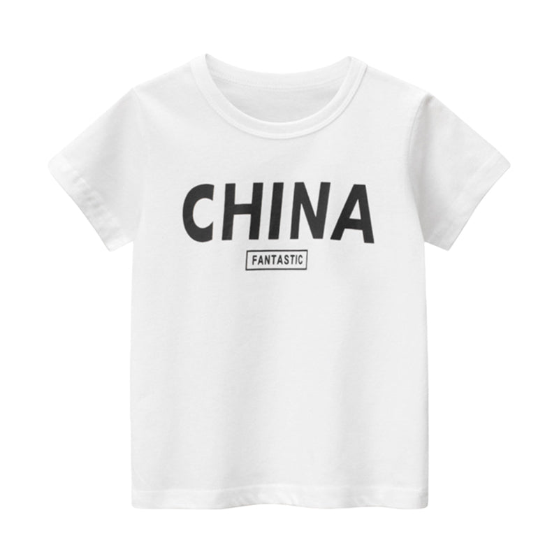 Baby Kid Unisex Letters T-Shirts Wholesale 220518211