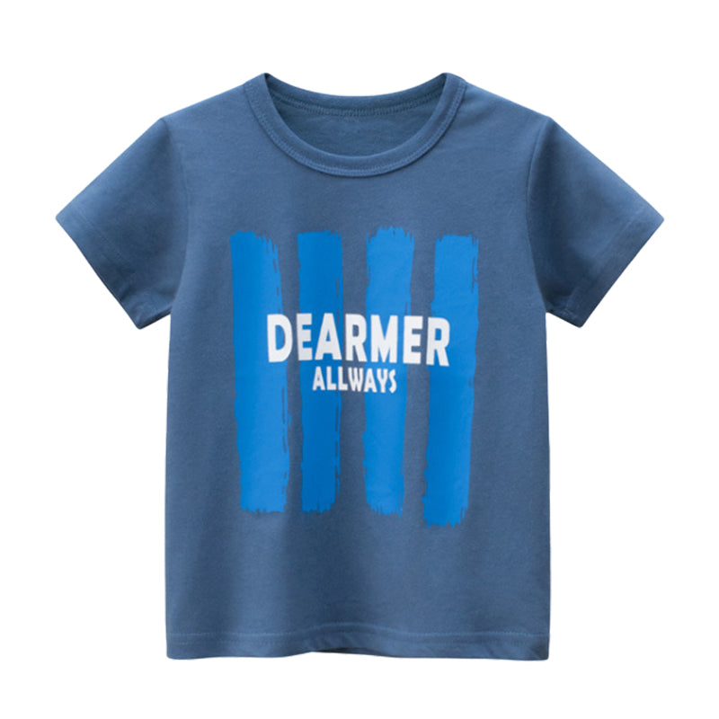 Baby Kid Boys Letters Print T-Shirts Wholesale 220518241