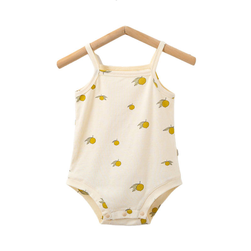 Baby Unisex Fruit Print Rompers Wholesale 220518276