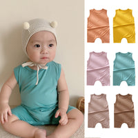 Load image into Gallery viewer, Baby Unisex Solid Color Rompers Wholesale 220518283
