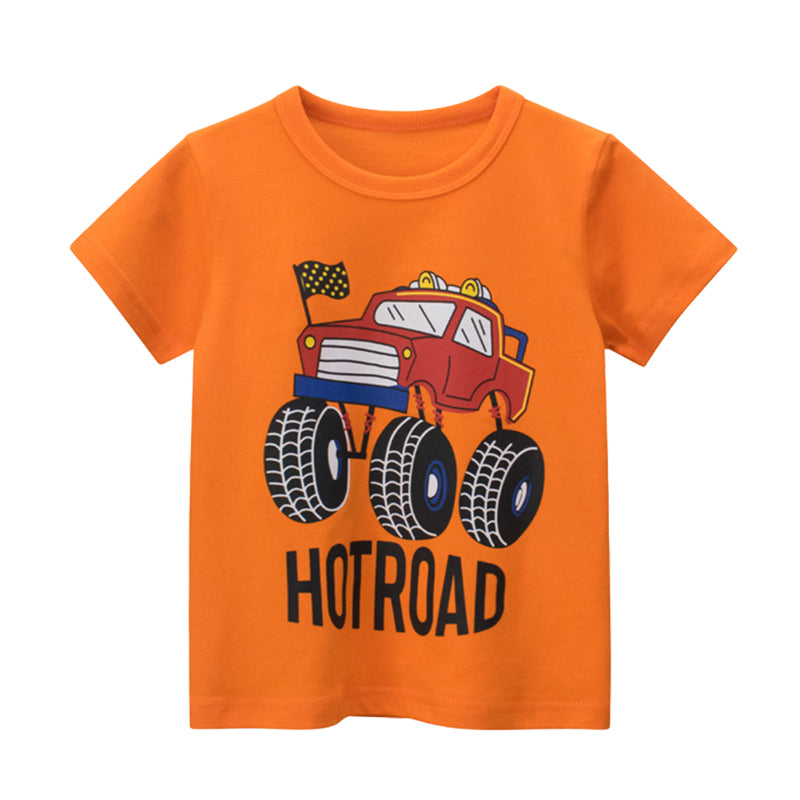 Baby Kid Boys Car T-Shirts Wholesale 220518291
