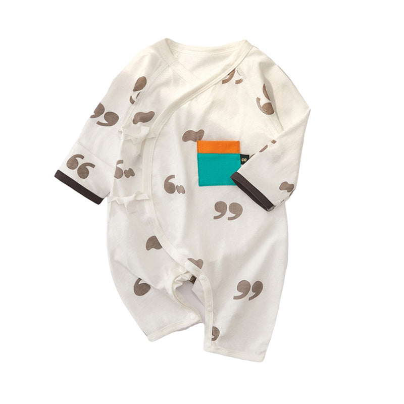 Baby Unisex Cartoon Print Jumpsuits Wholesale 220518355