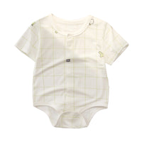 Load image into Gallery viewer, Baby Unisex Checked Cartoon Print Rompers Wholesale 220518360
