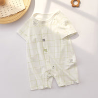 Load image into Gallery viewer, Baby Unisex Checked Cartoon Print Jumpsuits Wholesale 220518361
