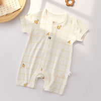 Load image into Gallery viewer, Baby Unisex Checked Cartoon Print Jumpsuits Wholesale 220518361
