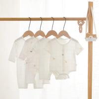 Load image into Gallery viewer, Baby Unisex Checked Cartoon Print Jumpsuits Wholesale 220518361
