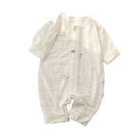 Load image into Gallery viewer, Baby Unisex Checked Print Jumpsuits Wholesale 220518382
