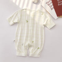 Load image into Gallery viewer, Baby Unisex Checked Print Jumpsuits Wholesale 220518382
