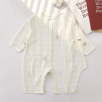Load image into Gallery viewer, Baby Unisex Checked Print Jumpsuits Wholesale 220518382
