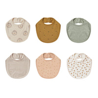 Load image into Gallery viewer, Unisex Striped Flower Fruit Animals Print Baby Bibs Wholesale 220518383
