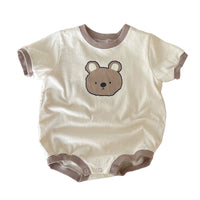 Load image into Gallery viewer, Baby Unisex Color-blocking Cartoon Print Rompers Wholesale 220518397
