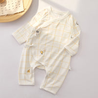 Load image into Gallery viewer, Baby Unisex Checked Print Jumpsuits Wholesale 220518399

