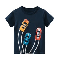 Load image into Gallery viewer, Baby Kid Boys Car Print T-Shirts Wholesale 220518402
