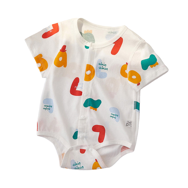 Baby Unisex Letters Rompers Wholesale 220518407