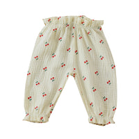 Load image into Gallery viewer, Baby Girls Boys Fruit Love heart Checked Cartoon Print Pants Wholesale 220518408

