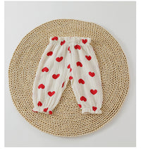 Load image into Gallery viewer, Baby Girls Boys Fruit Love heart Checked Cartoon Print Pants Wholesale 220518408
