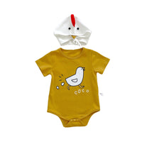 Load image into Gallery viewer, Baby Girls Boys Letters Animals Cartoon Print Rompers Accessories Hats Wholesale 220518412

